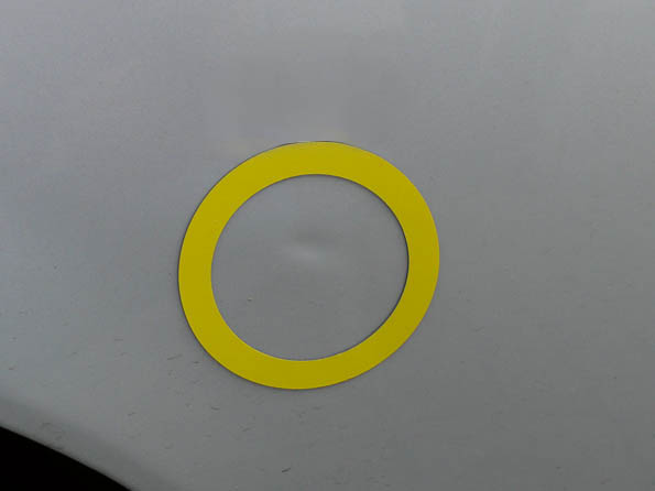 Magnetringe, 4 - 12cm (D), gelb