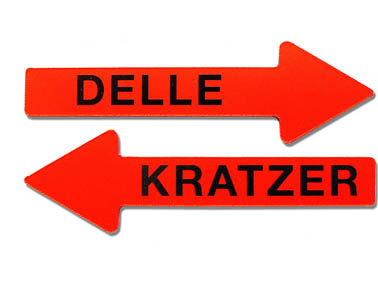 Magnetpfeile Set rot, 7,5 x 1,0cm (LxB), Sortiment KD