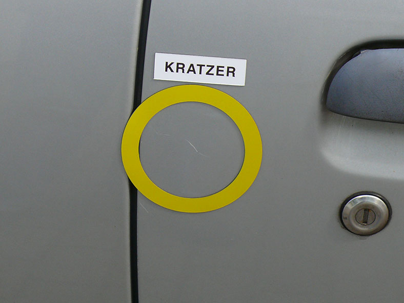 Magnetlabel Set weiß, 5 x 1,5cm (LxB), "Sortiment KD"