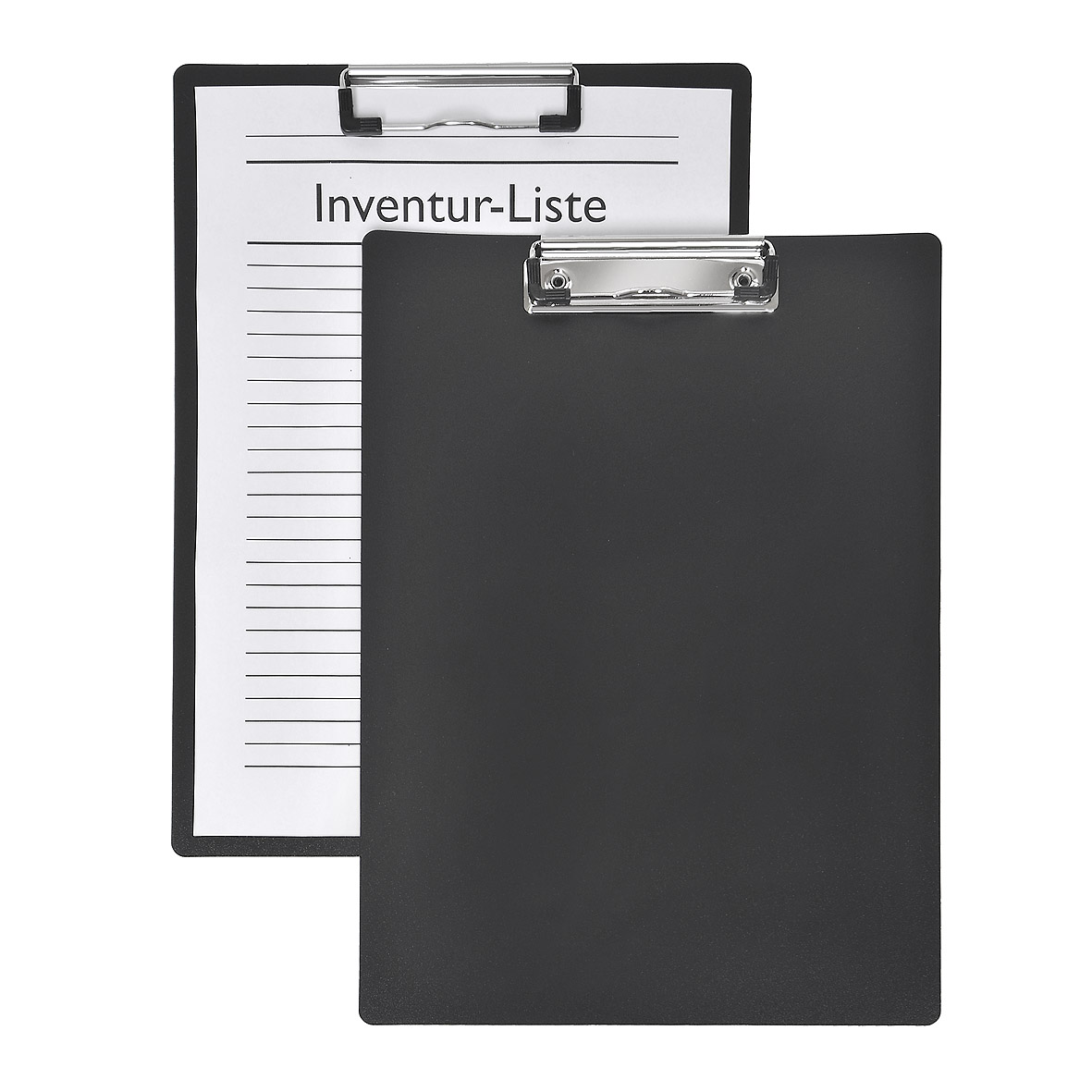 Klemmbrett FolderSys schwarz, 22,5 × 31,5cm