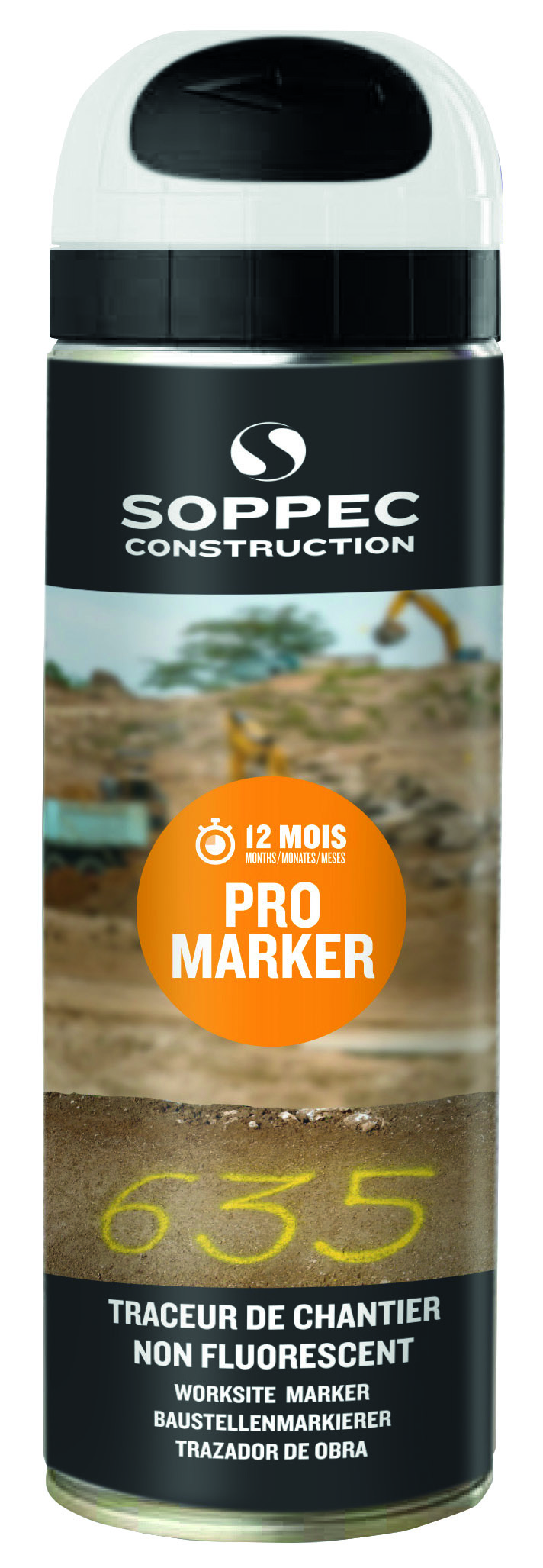 Sprühfarbe weiß, 500ml, ProMarker