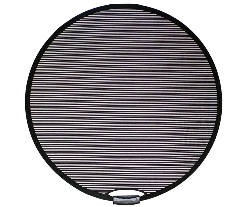 Dellenreflektor-rund-faltbar, rund 82 cm (D) mit 3/8" Stativgewinde am Griff