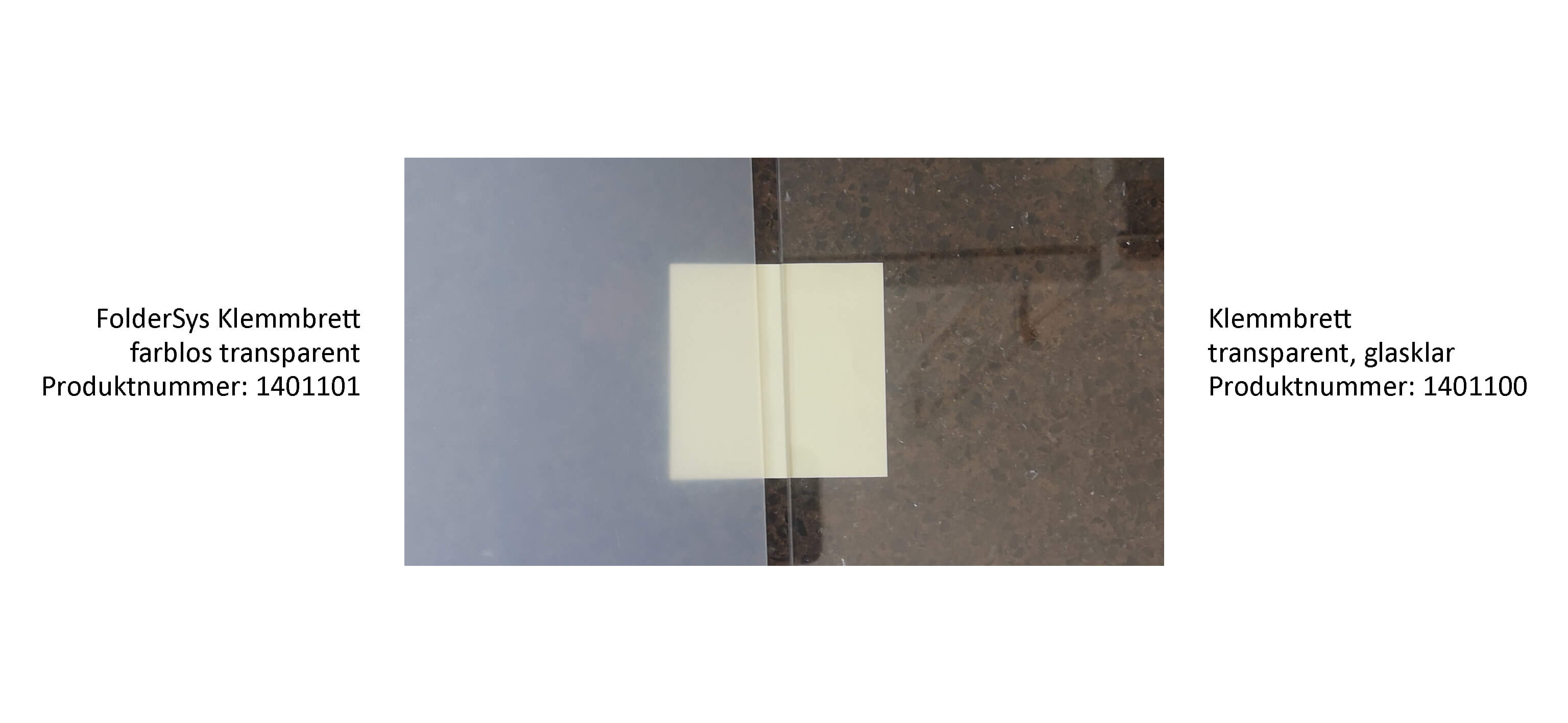 Klemmbrett transparent, glasklar, 22,5 × 31,7cm