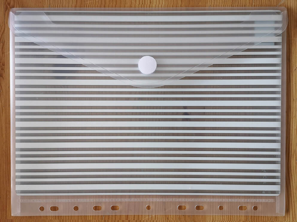 Dellenkarte, 2-farbig (s/w-transparent), DIN A4
