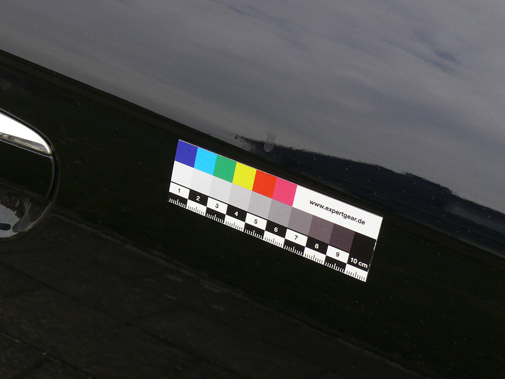 Farbmaßlineal, 10 x 3cm (LxB), magnetisch