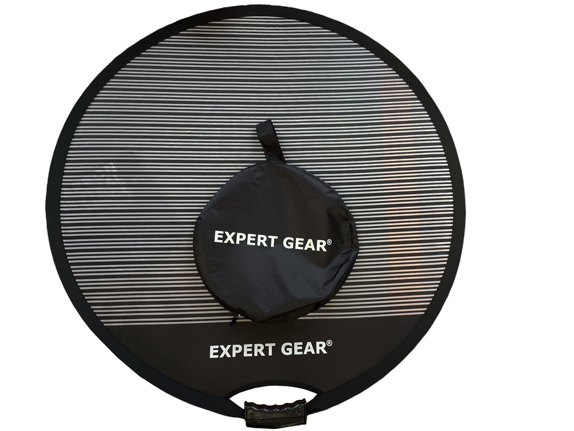 Dellenreflektor-rund-faltbar, rund 82 cm (D) mit Logofeld