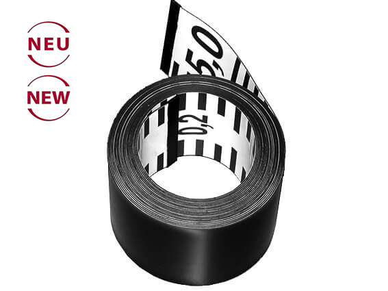 Magnet-Maßband, 5 m × 5 cm, flexibel NEU