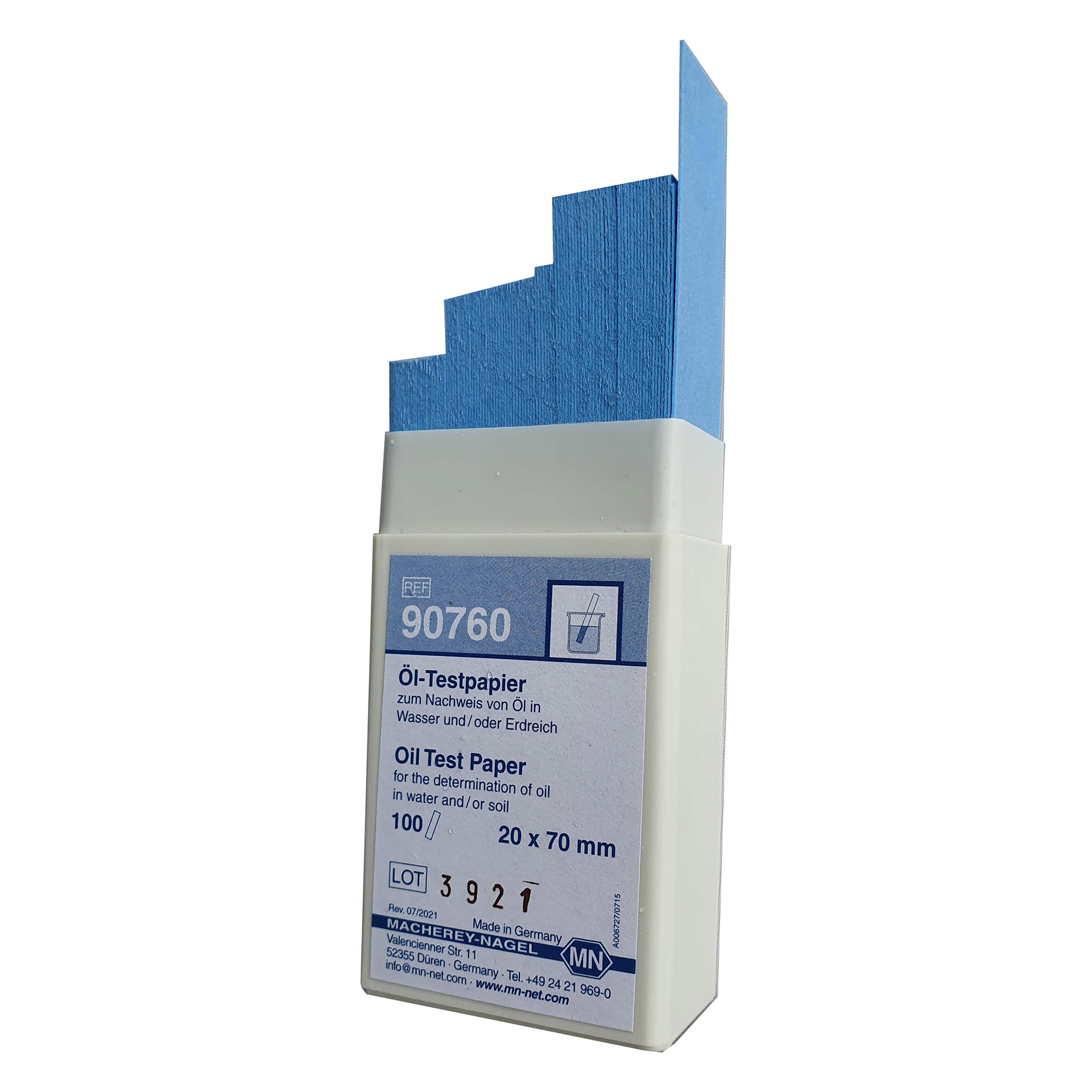 Ad Blue Testpapier