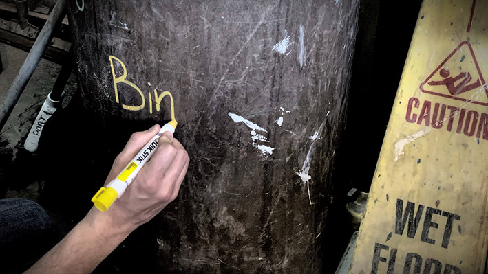 Permanent Marker, weiß