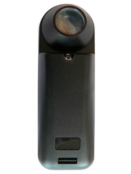 Handlupe mit LED-Beleuchtung im Etui