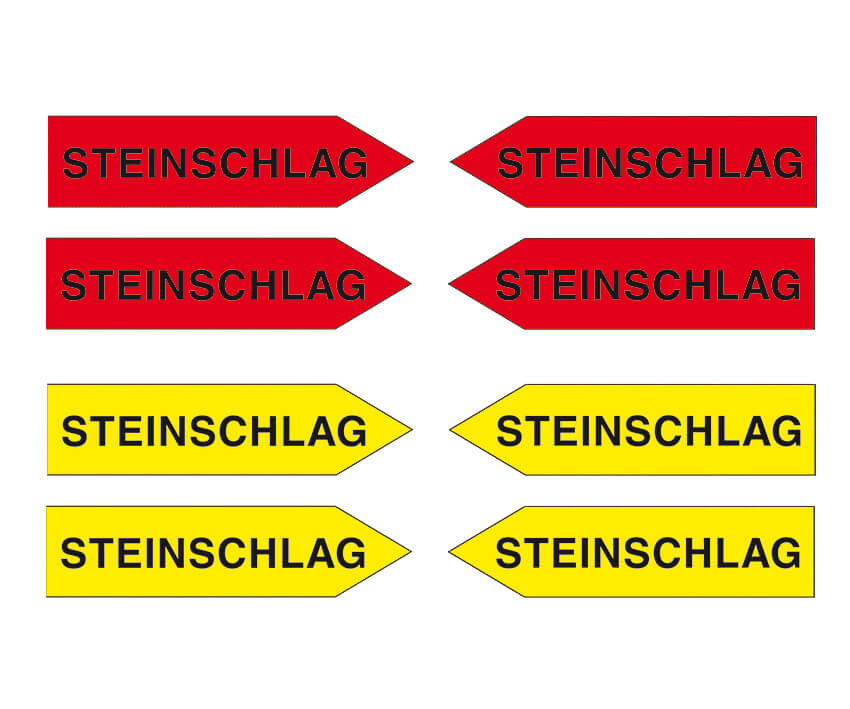 Haftpfeile Set gelb/rot, 10 x 2,5cm (LxB), "Sortiment ST"